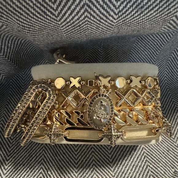 Bomb Party Jewelry - Bella’s Luxe- Rare Unicorn Stack Bracelet By BP (not in case) Never Worn